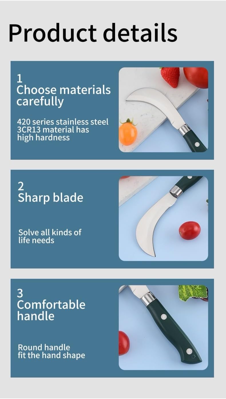 Gardening, harvesting, pruning knives, banana, grapefruit, pineapple knives, pocket knife under 5 dollars
