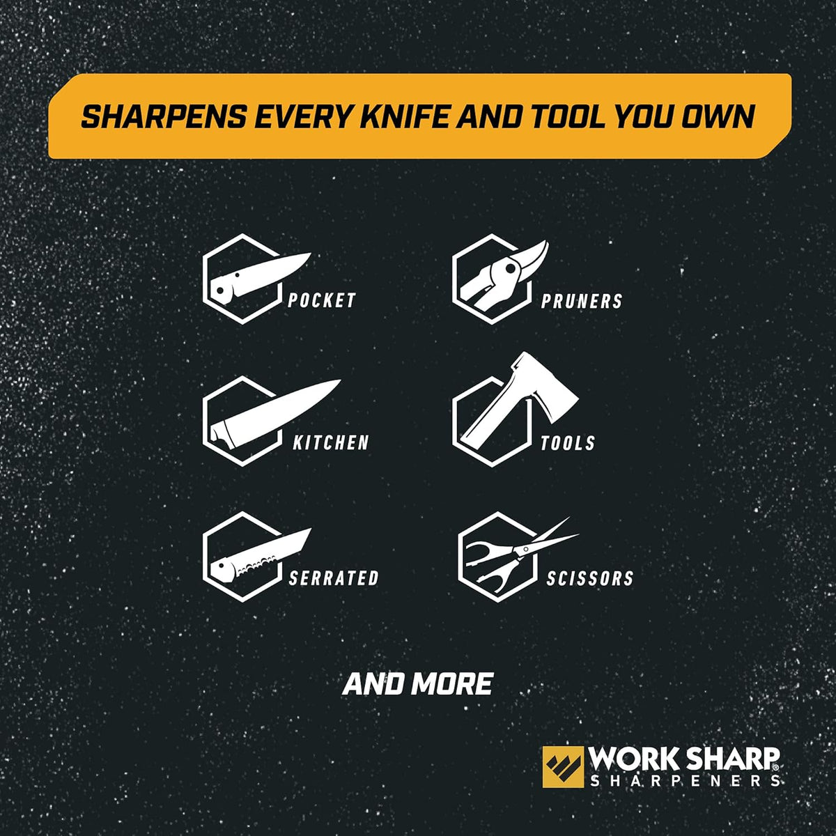 MK2 Electric Knife Sharpener – Adjustable 2-Speed Knife Sharpening System for Kitchen Knives, Pocket Knives, Scissors, Axes & Garden Tools