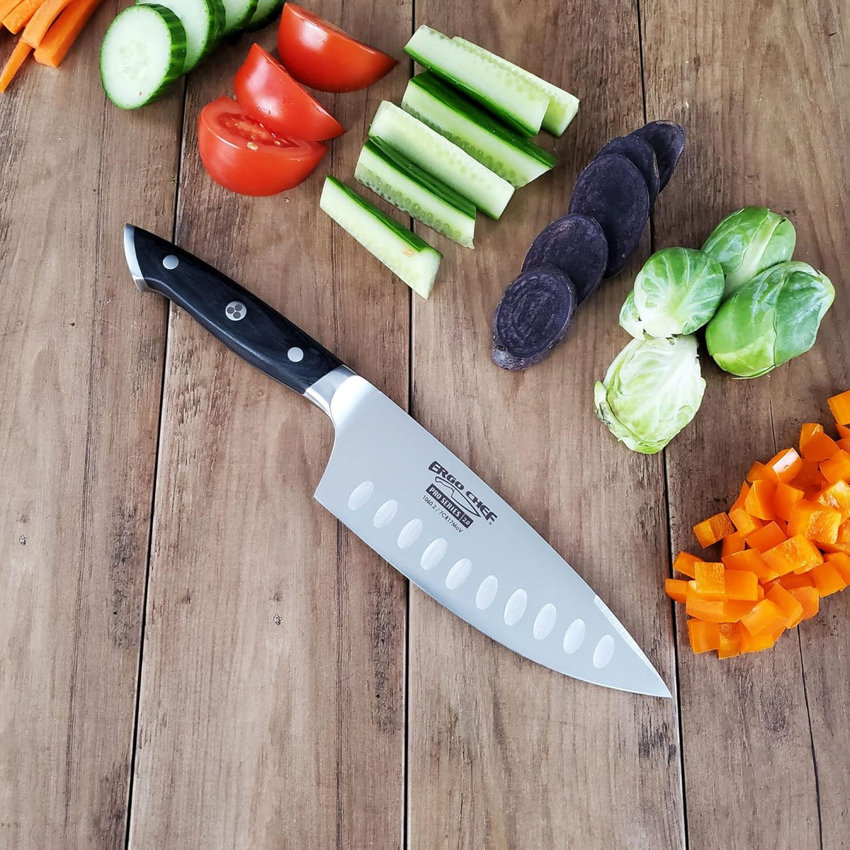 Pro Series 2.0 11-Piece Knife Block Set – Forged High Carbon 7Cr17MoV Stainless Steel Blades, Ergonomic Black Pakkawood Handles, Stylish Acacia Wood Block