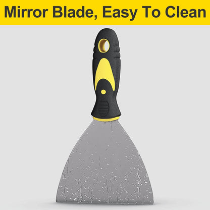 5Pcs Putty Knife, Set, 1" 2" 3" 4" 5" Scraper, Spackle Knife, Paint Scraper, Scraper Tool, No Rusting, Perfect For Repairing Drywall, Removing Wallpaper, Mud, Plaster Scraping