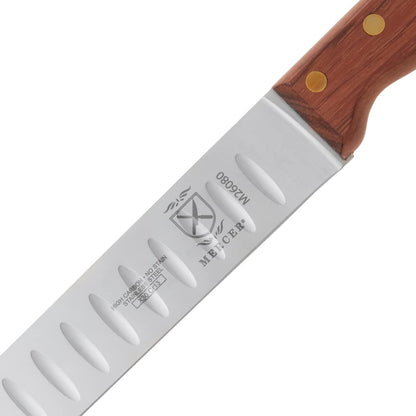 Praxis Granton Edge Slicer with Rosewood Handle, 14 Inch, Wood