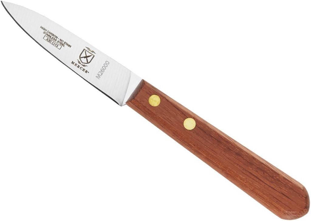 Praxis Granton Edge Slicer with Rosewood Handle, 14 Inch, Wood