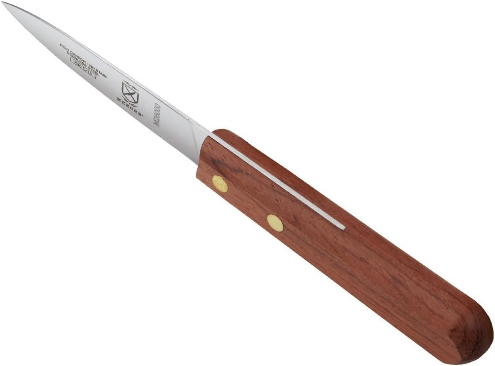 Praxis Granton Edge Slicer with Rosewood Handle, 14 Inch, Wood