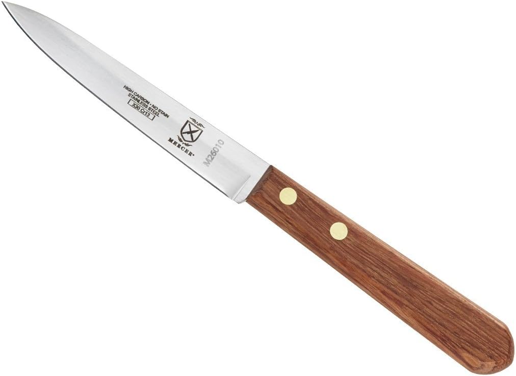 Praxis Granton Edge Slicer with Rosewood Handle, 14 Inch, Wood