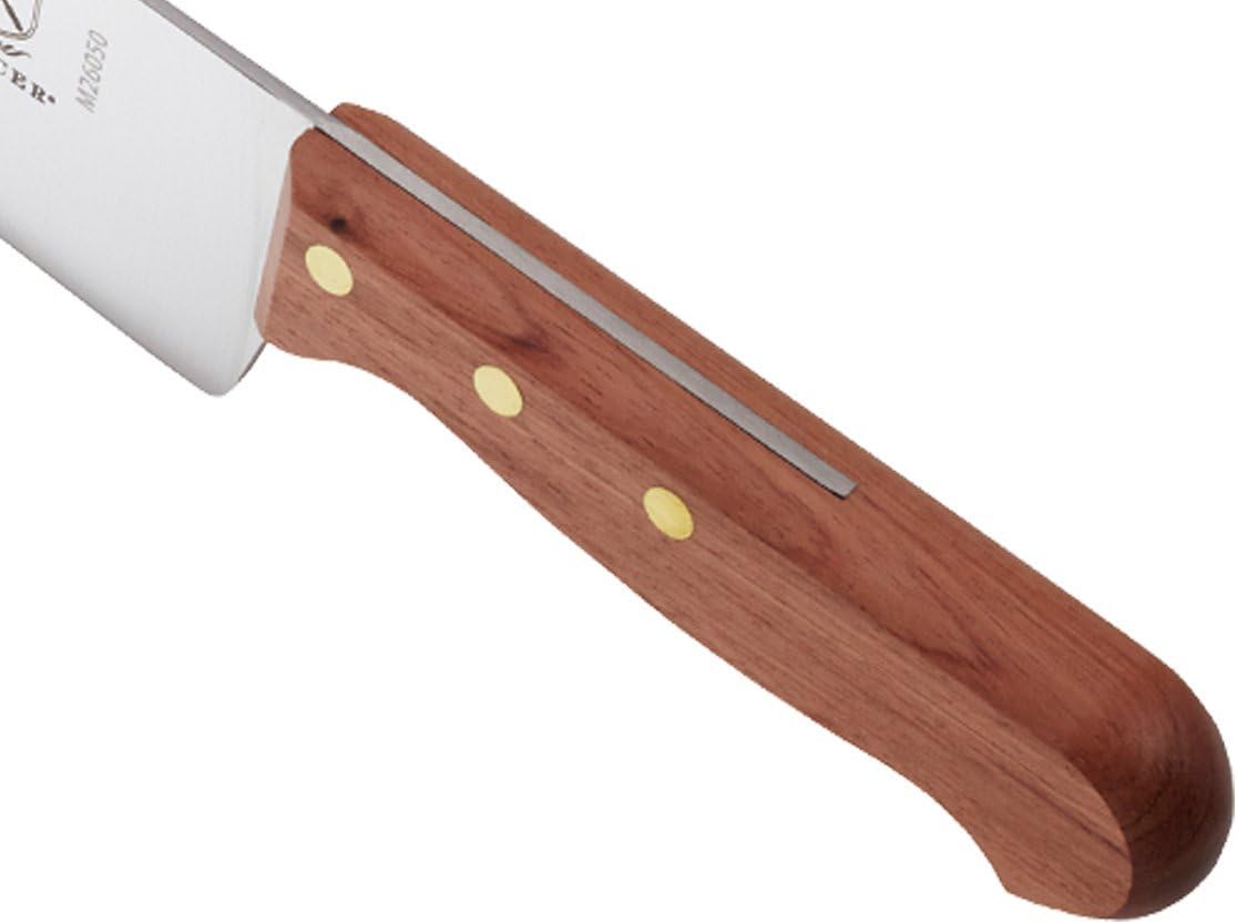 Praxis Granton Edge Slicer with Rosewood Handle, 14 Inch, Wood