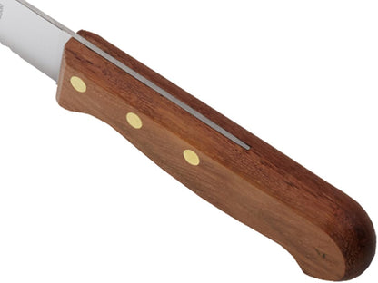 Praxis Granton Edge Slicer with Rosewood Handle, 14 Inch, Wood