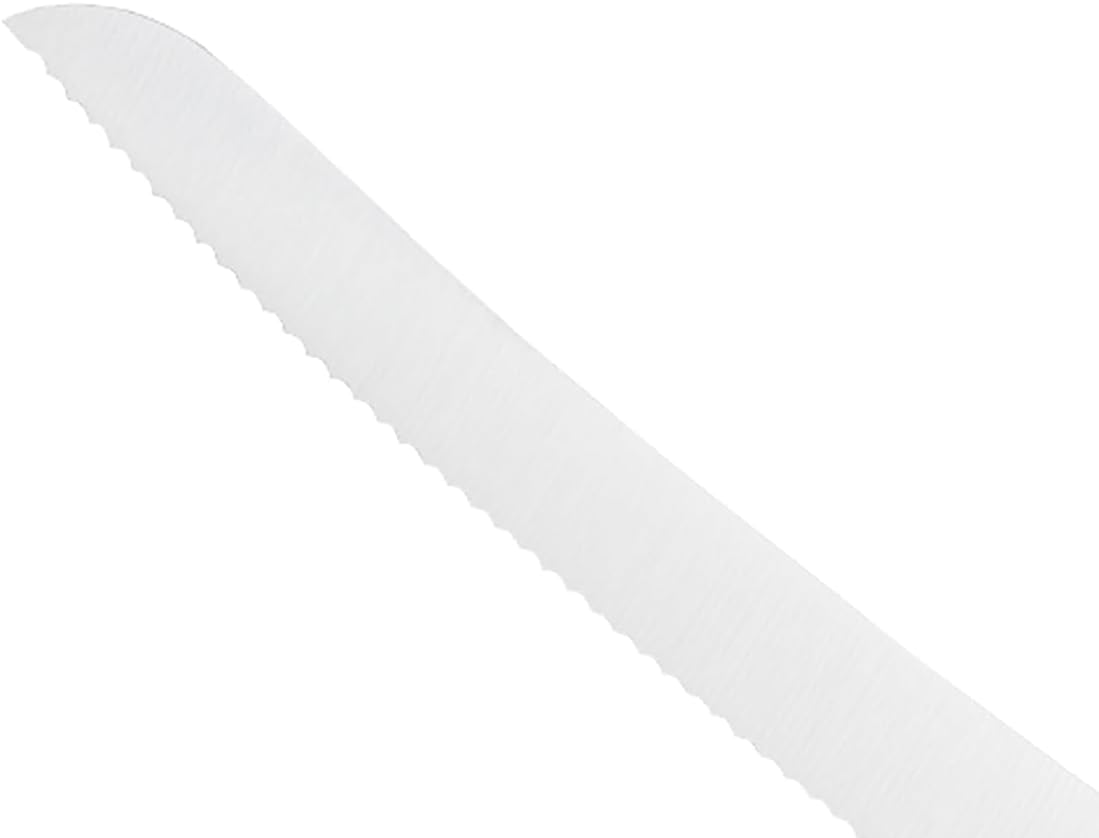 Praxis Granton Edge Slicer with Rosewood Handle, 14 Inch, Wood