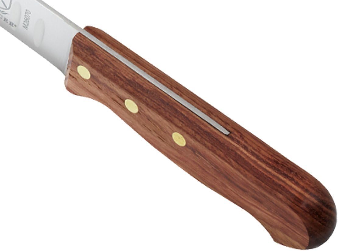Praxis Granton Edge Slicer with Rosewood Handle, 14 Inch, Wood