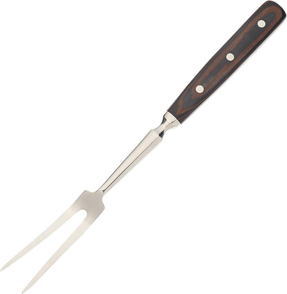 Praxis Granton Edge Slicer with Rosewood Handle, 14 Inch, Wood