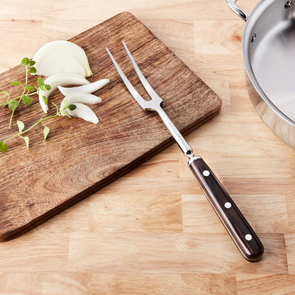 Praxis Granton Edge Slicer with Rosewood Handle, 14 Inch, Wood