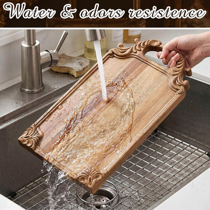 16.5 x 9 in Baroque Decorative Cutting Boards for Kitchen