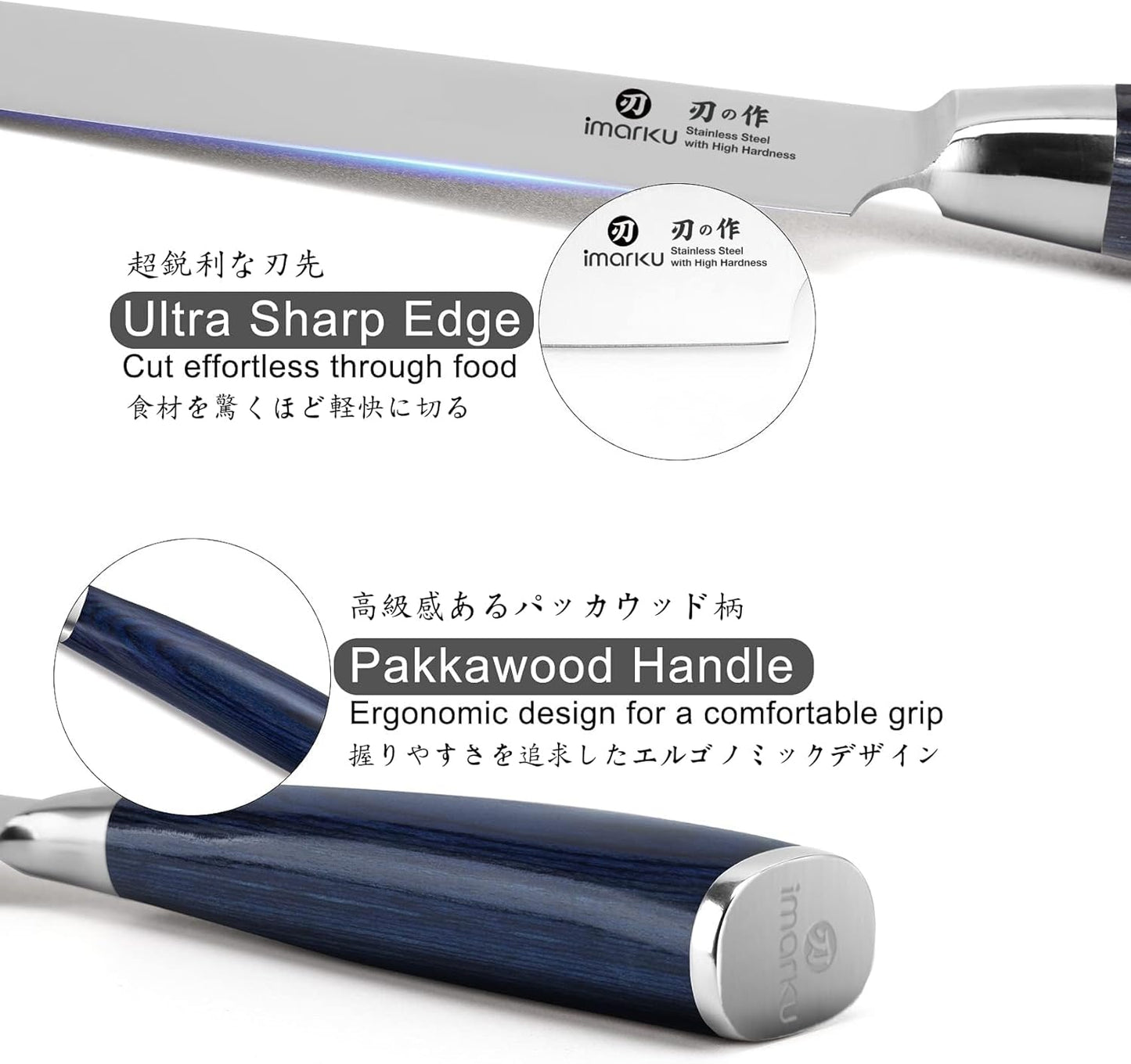 Paring Knife - Paring Knives, 3.5 Inch Small Kitchen Knifes - Japanese High Carbon Stainless Steel Fruit Knife, Ergonomic Pakkawood Handle, Ultra Sharp Blade, Unique Gifts for Men and Women