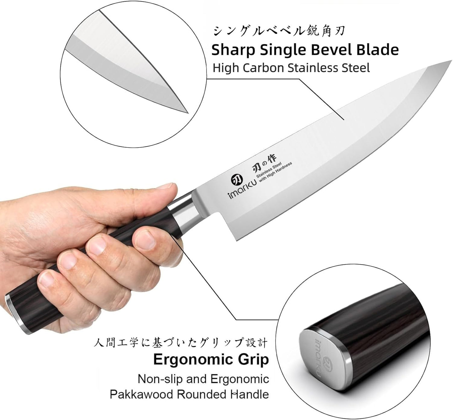 Paring Knife - Paring Knives, 3.5 Inch Small Kitchen Knifes - Japanese High Carbon Stainless Steel Fruit Knife, Ergonomic Pakkawood Handle, Ultra Sharp Blade, Unique Gifts for Men and Women
