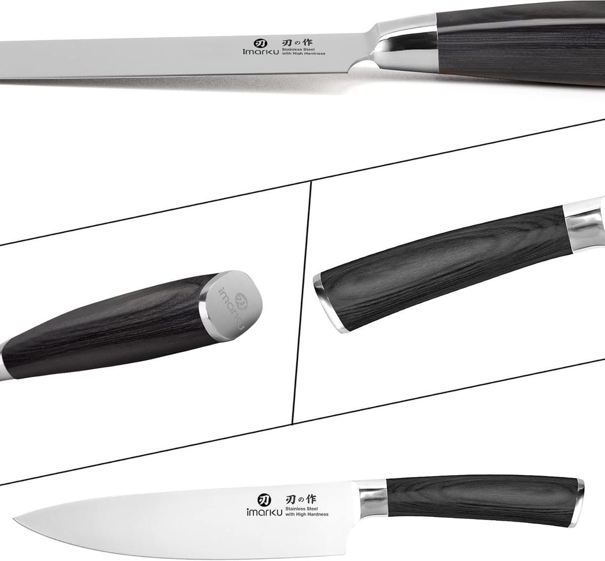 Paring Knife - Paring Knives, 3.5 Inch Small Kitchen Knifes - Japanese High Carbon Stainless Steel Fruit Knife, Ergonomic Pakkawood Handle, Ultra Sharp Blade, Unique Gifts for Men and Women