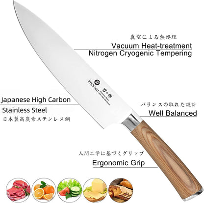 Paring Knife - Paring Knives, 3.5 Inch Small Kitchen Knifes - Japanese High Carbon Stainless Steel Fruit Knife, Ergonomic Pakkawood Handle, Ultra Sharp Blade, Unique Gifts for Men and Women