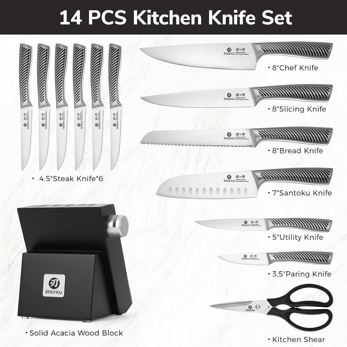 Paring Knife - Paring Knives, 3.5 Inch Small Kitchen Knifes - Japanese High Carbon Stainless Steel Fruit Knife, Ergonomic Pakkawood Handle, Ultra Sharp Blade, Unique Gifts for Men and Women