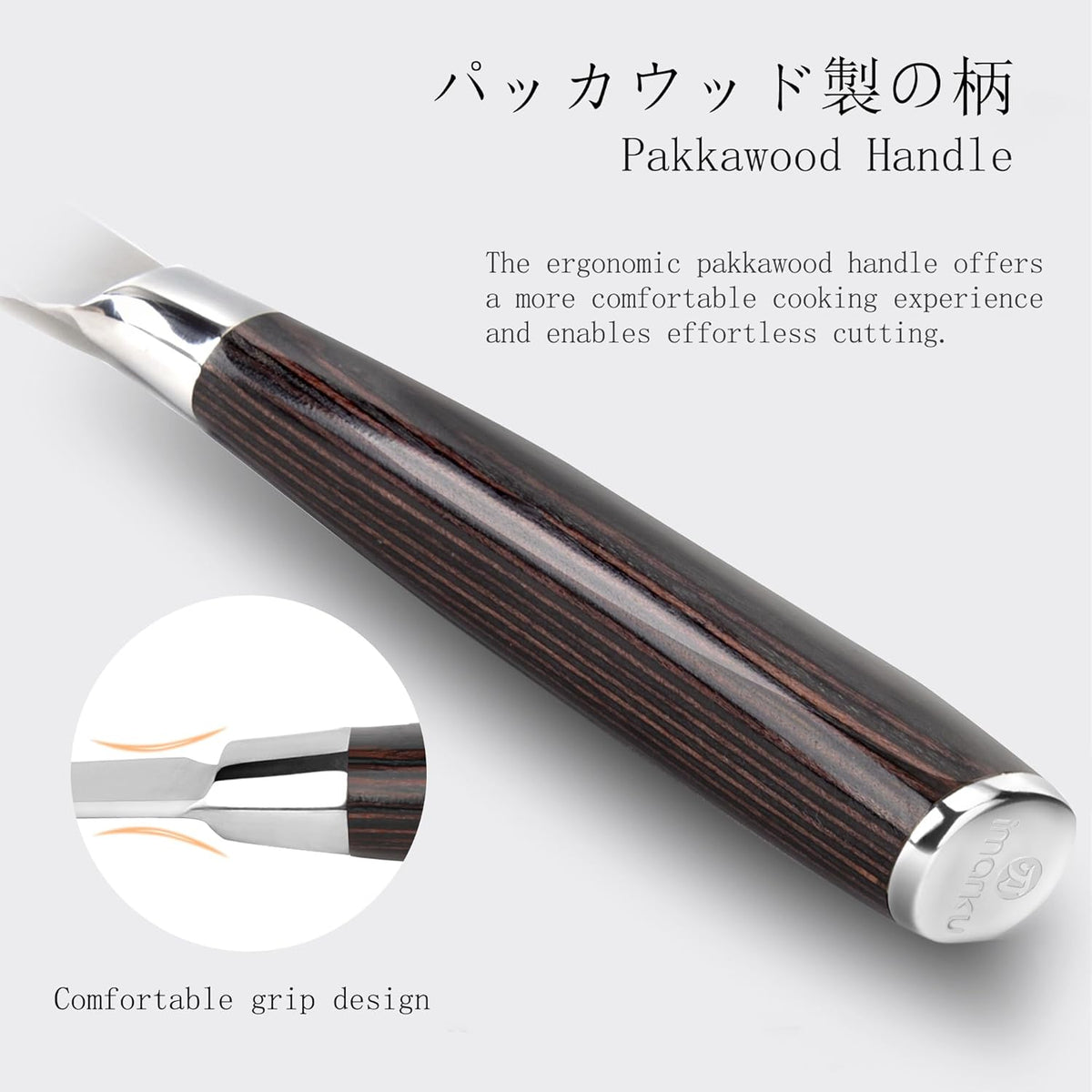 Paring Knife - Paring Knives, 3.5 Inch Small Kitchen Knifes - Japanese High Carbon Stainless Steel Fruit Knife, Ergonomic Pakkawood Handle, Ultra Sharp Blade, Unique Gifts for Men and Women