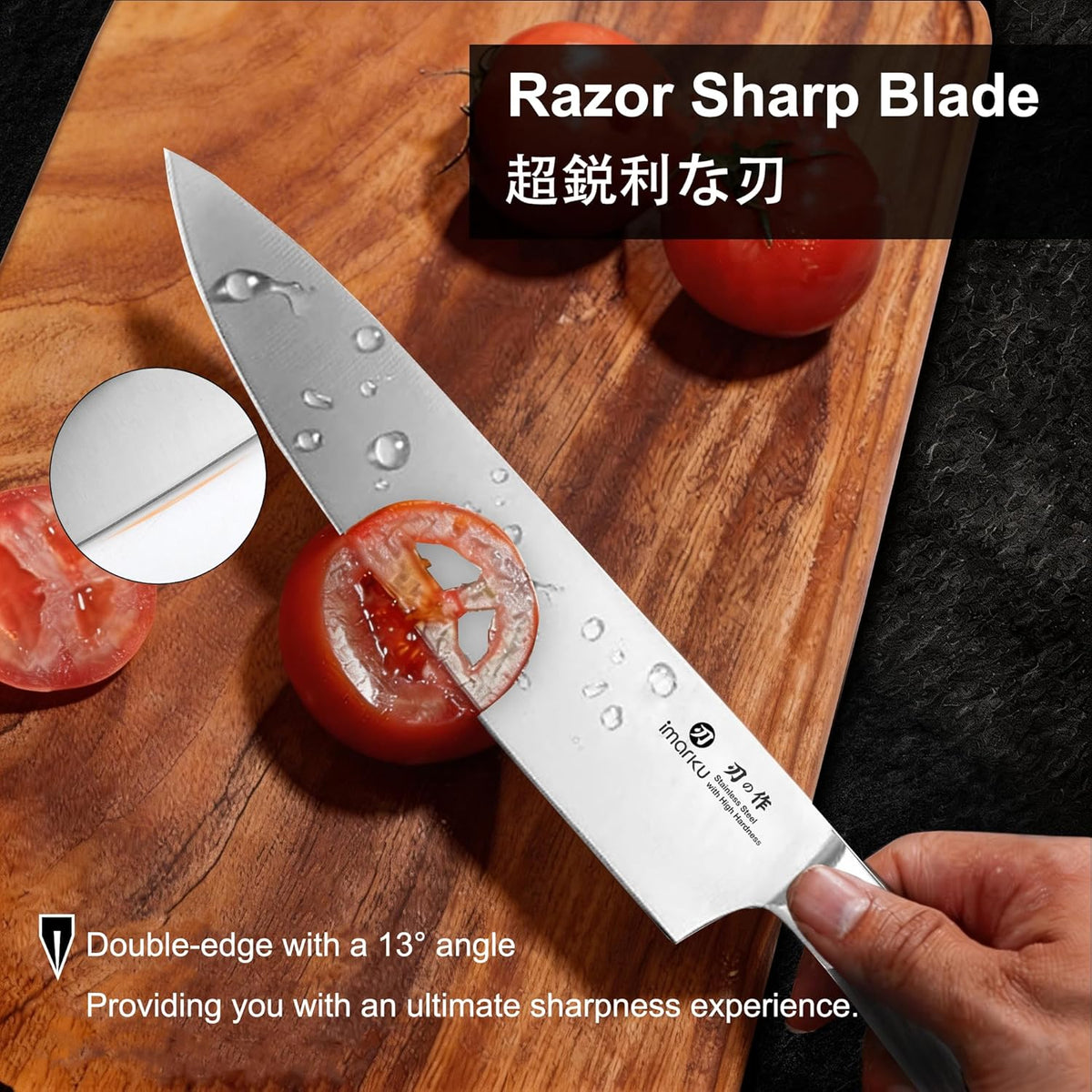 Paring Knife - Paring Knives, 3.5 Inch Small Kitchen Knifes - Japanese High Carbon Stainless Steel Fruit Knife, Ergonomic Pakkawood Handle, Ultra Sharp Blade, Unique Gifts for Men and Women