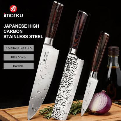 Paring Knife - Paring Knives, 3.5 Inch Small Kitchen Knifes - Japanese High Carbon Stainless Steel Fruit Knife, Ergonomic Pakkawood Handle, Ultra Sharp Blade, Unique Gifts for Men and Women