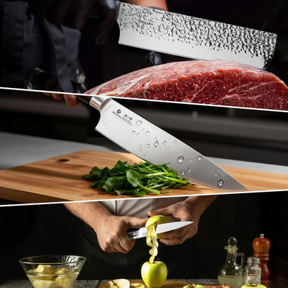 Paring Knife - Paring Knives, 3.5 Inch Small Kitchen Knifes - Japanese High Carbon Stainless Steel Fruit Knife, Ergonomic Pakkawood Handle, Ultra Sharp Blade, Unique Gifts for Men and Women