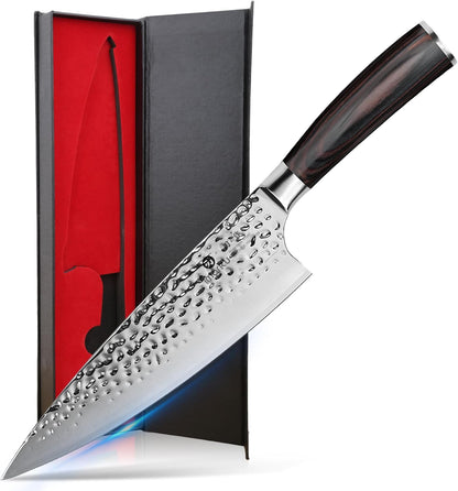 Paring Knife - Paring Knives, 3.5 Inch Small Kitchen Knifes - Japanese High Carbon Stainless Steel Fruit Knife, Ergonomic Pakkawood Handle, Ultra Sharp Blade, Unique Gifts for Men and Women
