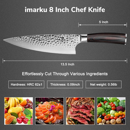 Paring Knife - Paring Knives, 3.5 Inch Small Kitchen Knifes - Japanese High Carbon Stainless Steel Fruit Knife, Ergonomic Pakkawood Handle, Ultra Sharp Blade, Unique Gifts for Men and Women