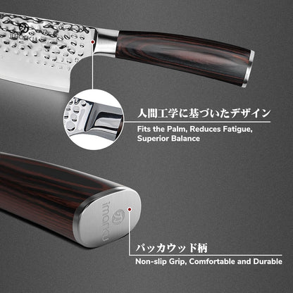 Paring Knife - Paring Knives, 3.5 Inch Small Kitchen Knifes - Japanese High Carbon Stainless Steel Fruit Knife, Ergonomic Pakkawood Handle, Ultra Sharp Blade, Unique Gifts for Men and Women