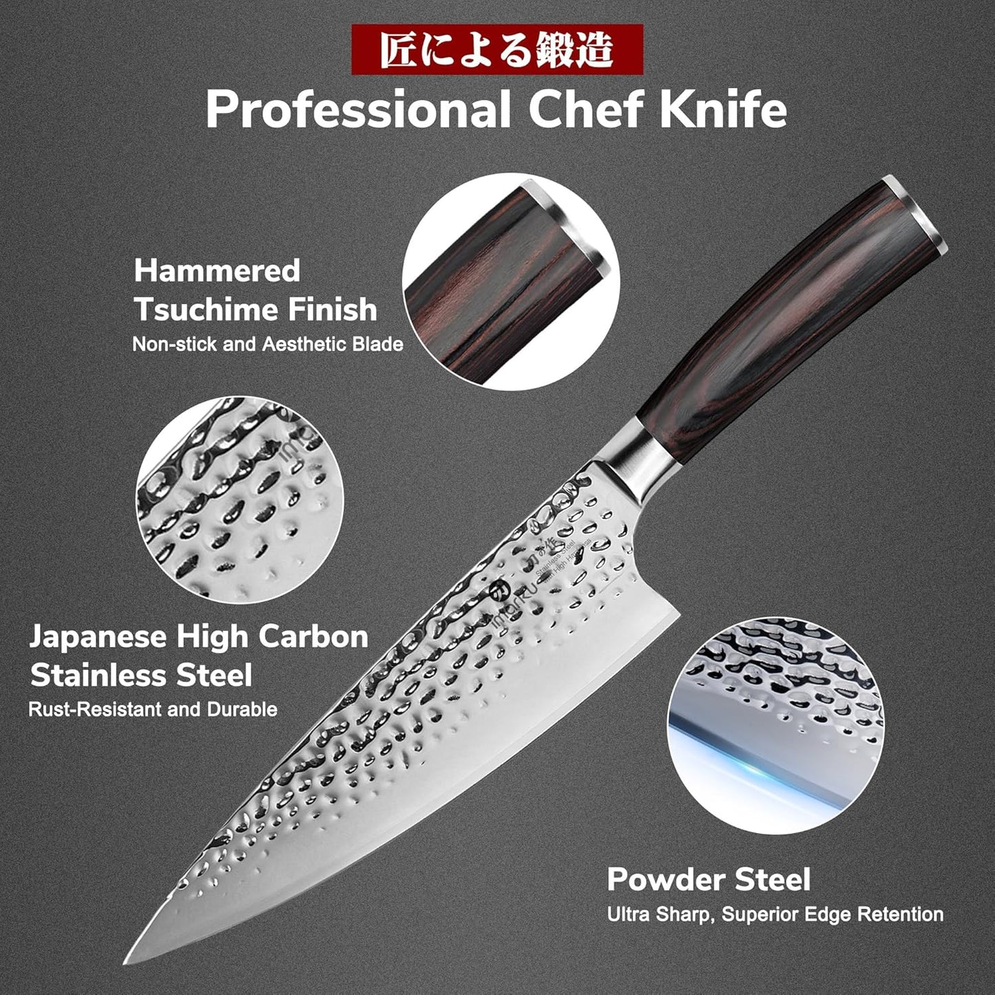 Paring Knife - Paring Knives, 3.5 Inch Small Kitchen Knifes - Japanese High Carbon Stainless Steel Fruit Knife, Ergonomic Pakkawood Handle, Ultra Sharp Blade, Unique Gifts for Men and Women