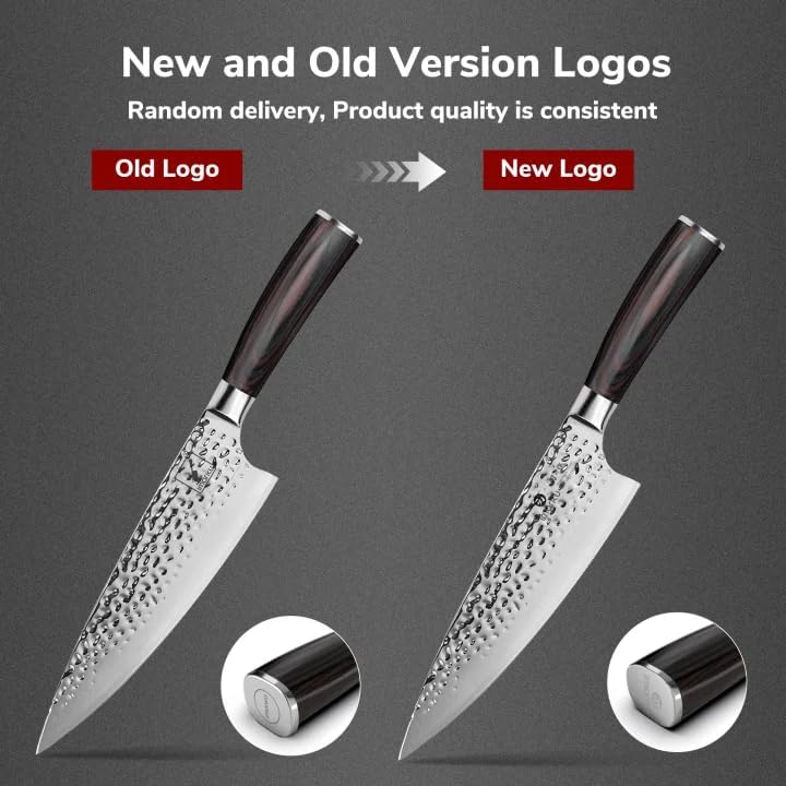 Paring Knife - Paring Knives, 3.5 Inch Small Kitchen Knifes - Japanese High Carbon Stainless Steel Fruit Knife, Ergonomic Pakkawood Handle, Ultra Sharp Blade, Unique Gifts for Men and Women