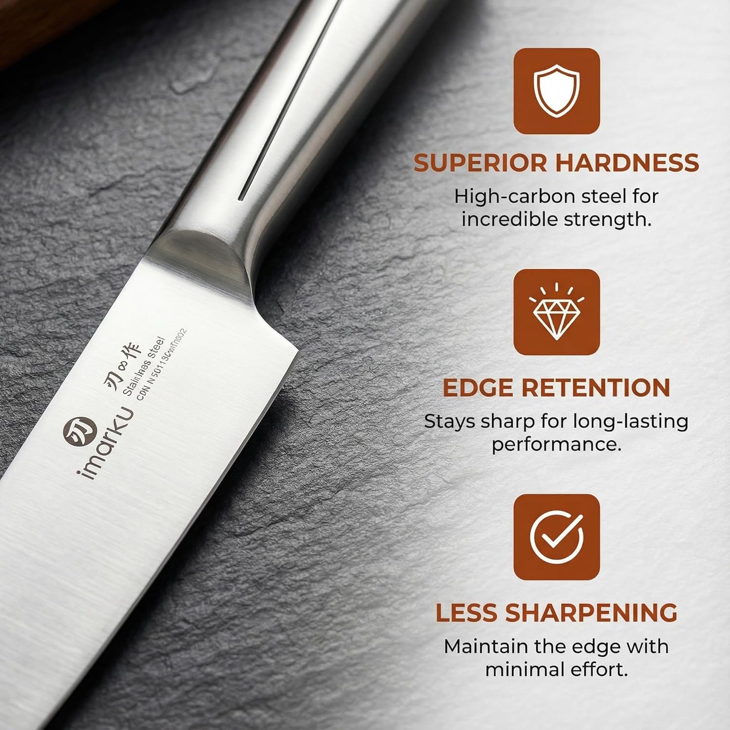 Paring Knife - Paring Knives, 3.5 Inch Small Kitchen Knifes - Japanese High Carbon Stainless Steel Fruit Knife, Ergonomic Pakkawood Handle, Ultra Sharp Blade, Unique Gifts for Men and Women