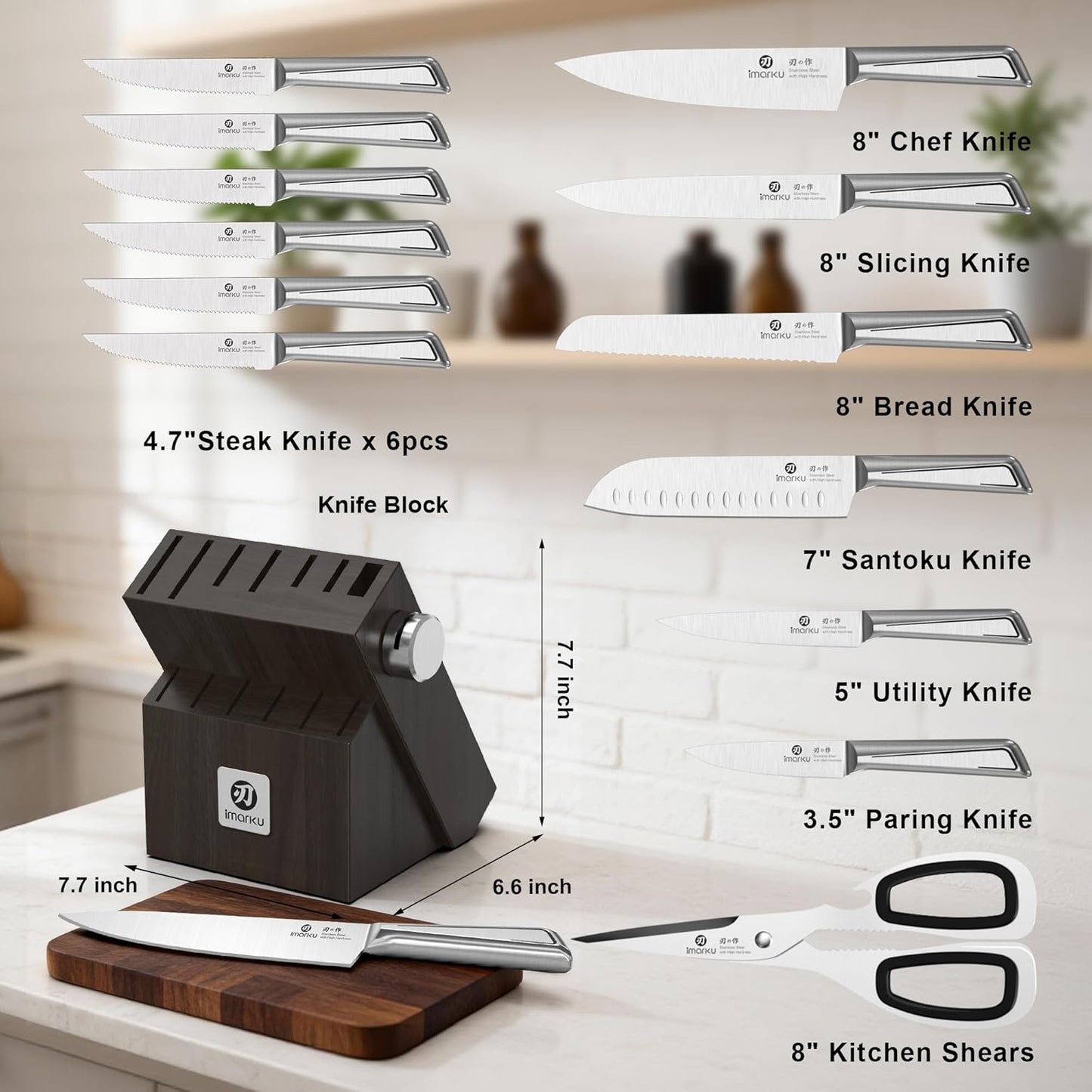 Paring Knife - Paring Knives, 3.5 Inch Small Kitchen Knifes - Japanese High Carbon Stainless Steel Fruit Knife, Ergonomic Pakkawood Handle, Ultra Sharp Blade, Unique Gifts for Men and Women