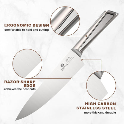 Paring Knife - Paring Knives, 3.5 Inch Small Kitchen Knifes - Japanese High Carbon Stainless Steel Fruit Knife, Ergonomic Pakkawood Handle, Ultra Sharp Blade, Unique Gifts for Men and Women