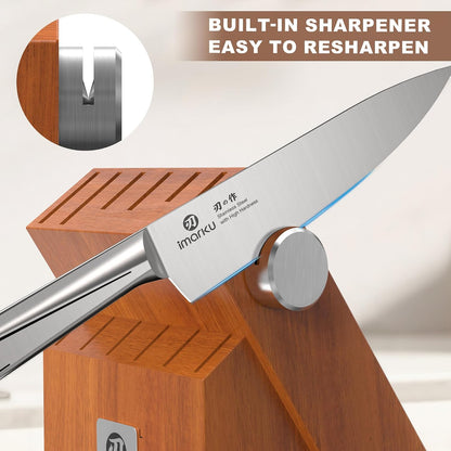 Paring Knife - Paring Knives, 3.5 Inch Small Kitchen Knifes - Japanese High Carbon Stainless Steel Fruit Knife, Ergonomic Pakkawood Handle, Ultra Sharp Blade, Unique Gifts for Men and Women