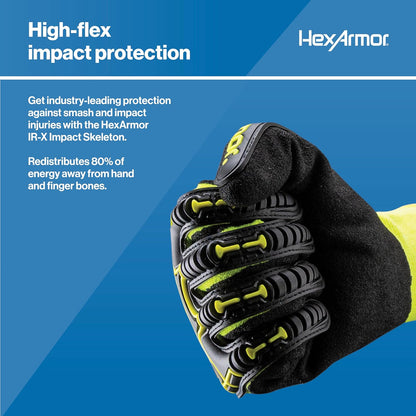 Helix Impact Resistant & A1-A9 Cut-Resistant Work Gloves – High-Dexterity Nitrile Grip Industrial Safety Gloves