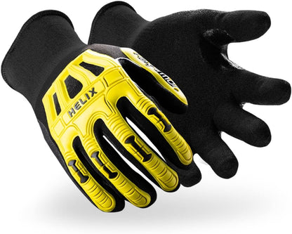 Helix Impact Resistant & A1-A9 Cut-Resistant Work Gloves – High-Dexterity Nitrile Grip Industrial Safety Gloves