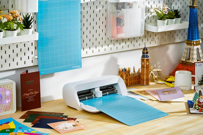Cutting Mats for Cricut Joy Xtra: 4 Mats, 8.5x12 Inch, Blue Light Adhesive Dot Design, Eye Care, LightGrip, Reusable, Washable