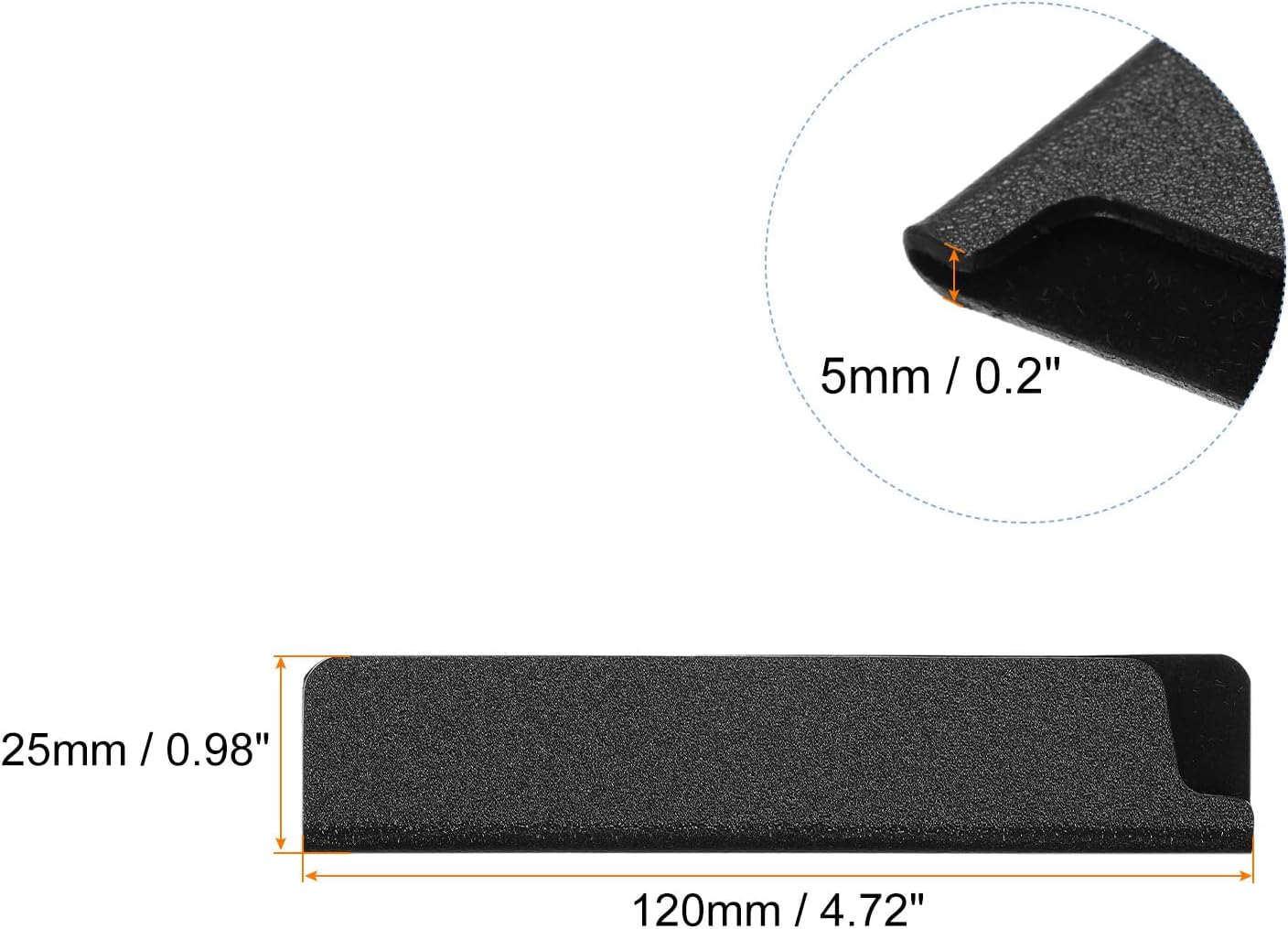 Knife Edge Guards 12.6"x1.5" ABS Knife Cover Sleeves Knife Case Blade Protector Universal Knife Sheath for Home Kitchen Knife