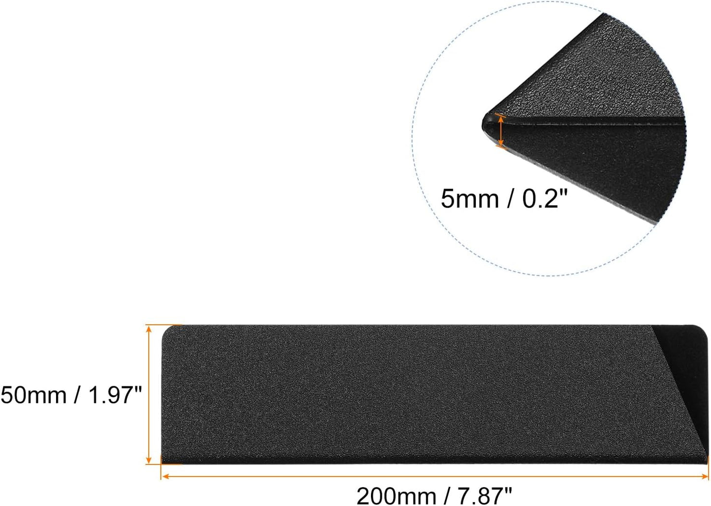 Knife Edge Guards 12.6"x1.5" ABS Knife Cover Sleeves Knife Case Blade Protector Universal Knife Sheath for Home Kitchen Knife