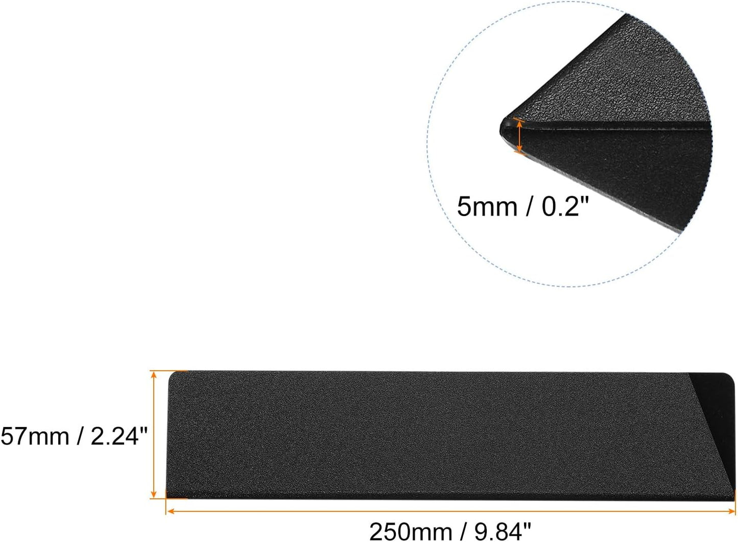 Knife Edge Guards 12.6"x1.5" ABS Knife Cover Sleeves Knife Case Blade Protector Universal Knife Sheath for Home Kitchen Knife