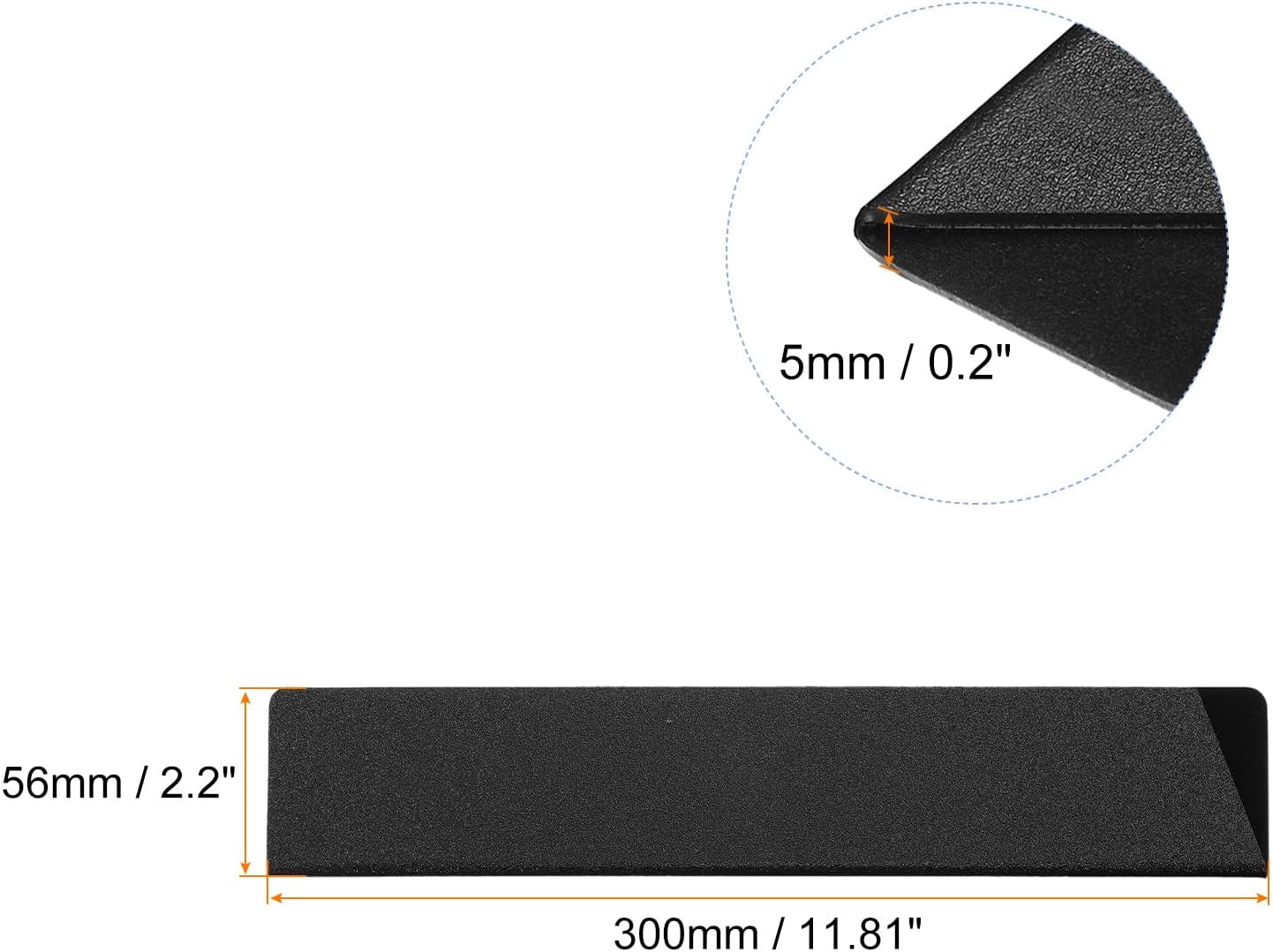 Knife Edge Guards 12.6"x1.5" ABS Knife Cover Sleeves Knife Case Blade Protector Universal Knife Sheath for Home Kitchen Knife