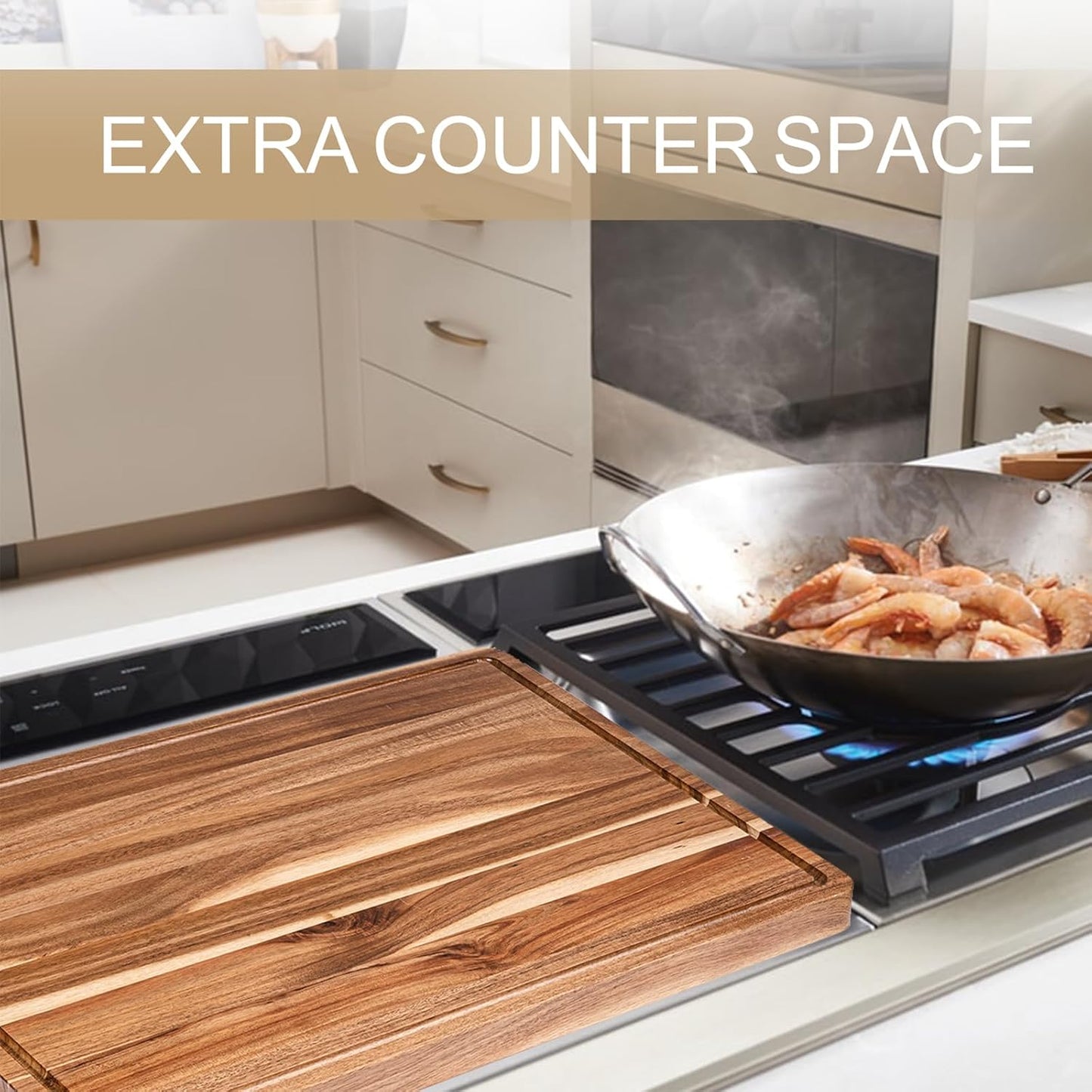 24 Inch Countertop Cutting Boards, Extra Large Chopping Board for Kitchen