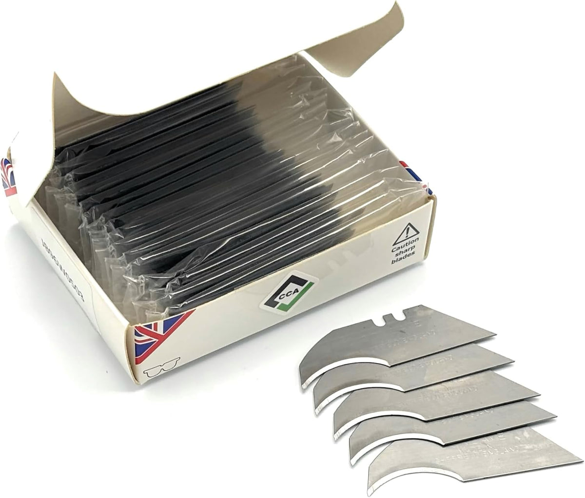 Concave trimming knife blades x 100