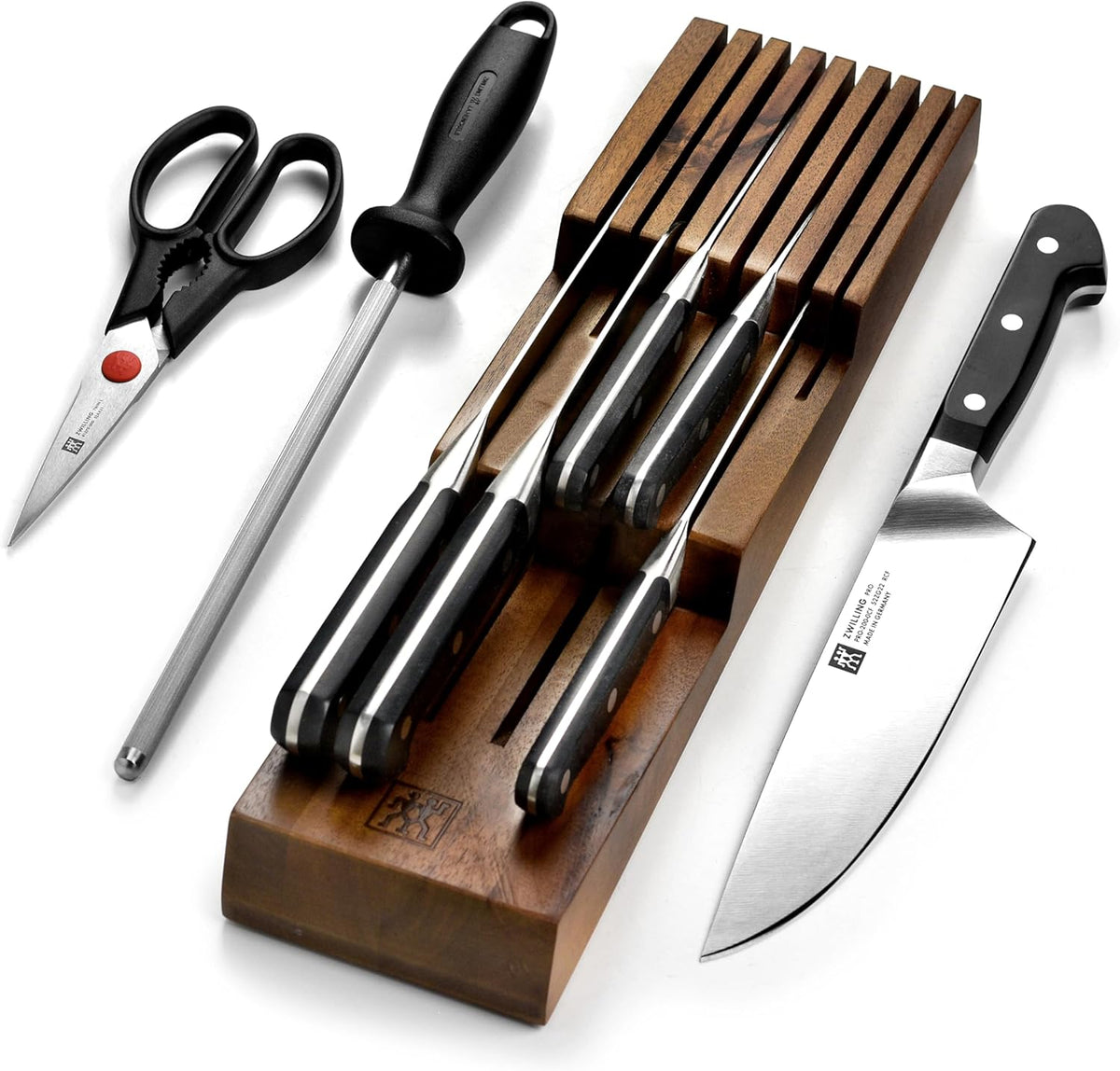 Pro Knife Set - 9 Piece with In-Drawer Block