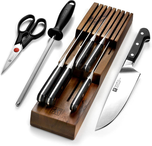 Pro Knife Set - 9 Piece with In-Drawer Block