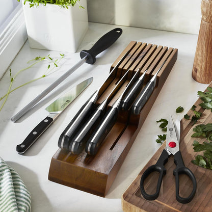 Pro Knife Set - 9 Piece with In-Drawer Block