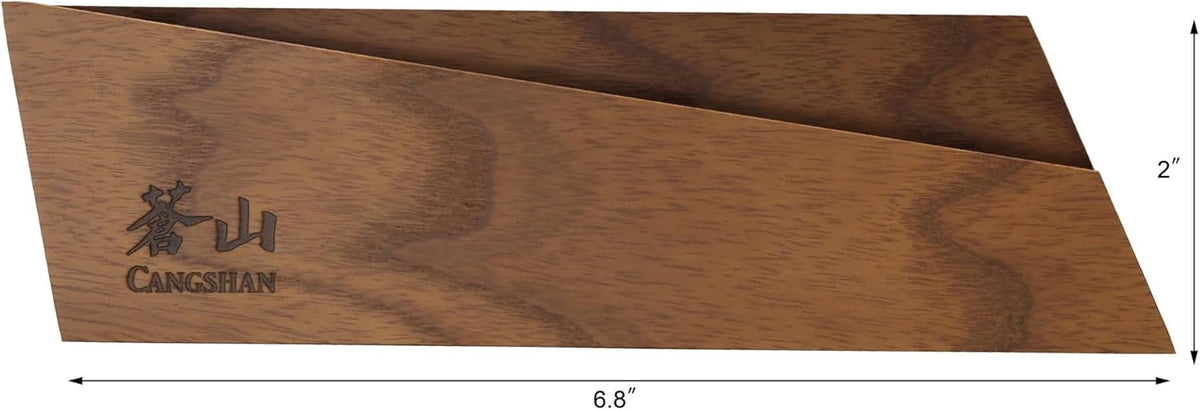 Cangshan Ash Wood Magnetic Knife Sheaths, (6" Chef's/6" Boning/5" Santoku/5" Nakiri), 503954