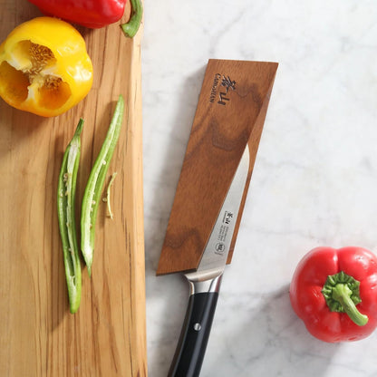 Cangshan Ash Wood Magnetic Knife Sheaths, (6" Chef's/6" Boning/5" Santoku/5" Nakiri), 503954