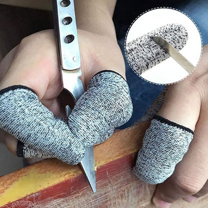 40 Finger Cots Fingertip Anti Cutting Protection Long Service Life Reusable for Gardening, Kitchen, Work, Sculpture, Anti Slip