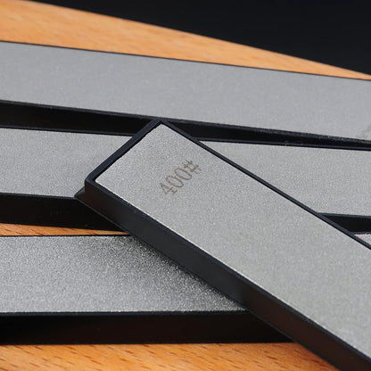 10Pcs Diamond Knife Sharpening Stones Set, #80#200#400#500#600#800#1000#1500#2000#3000 Grit, Diamond Whetstones with a Non-Slip Base for Ruixin Sharpener, Knife Sharpener for Kitchen Outdoor