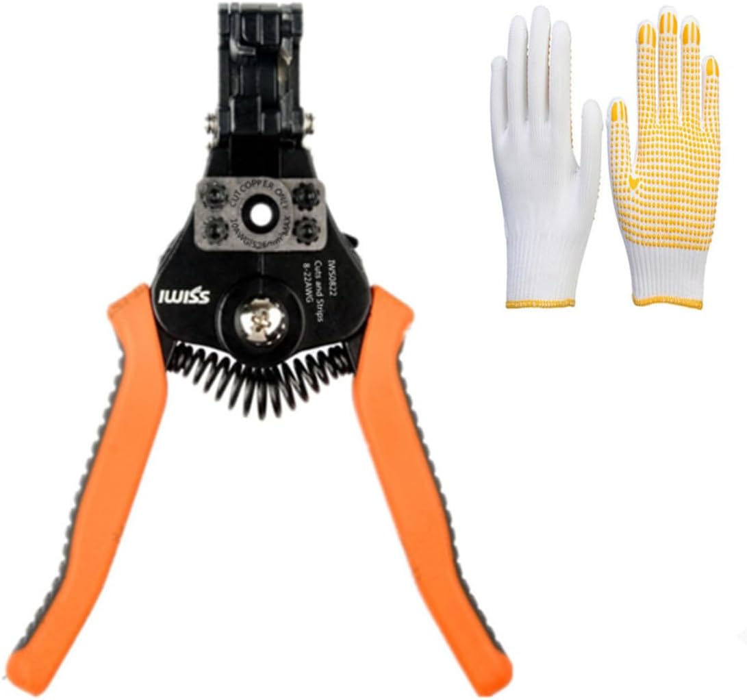 szhdxsy IWS0822 Manual Wire stripper Multifunctional electrical stripper peeling device Peeling knife Wire stripping pliers Wire cutter